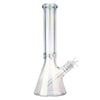 (WATER PIPE) 14" BEAKER 9mm THICK - SHINNY RAINBOW