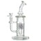 (WATER PIPE) 9" KRAVE WATER FALL - CLEAR PURPLE