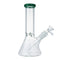 (WATER PIPE) 8.5" LA BELLE BEAKER - GREEN